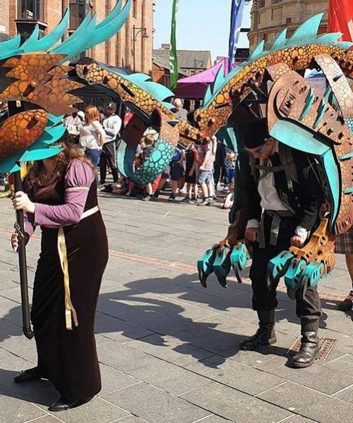 Tom Cleavers Dragon April 2019 St Georges Festival Leicester